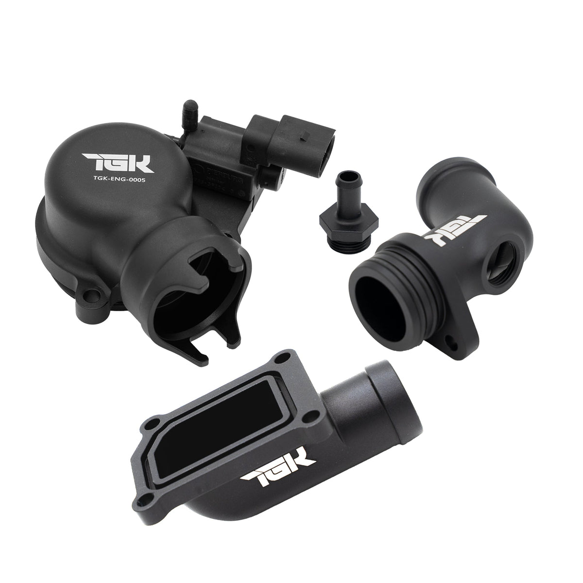 Audi 4.0T Coolant Shutoff Delete Piping Kit - 10MM Barb | Audi 4.0T | TGK Motorsport
