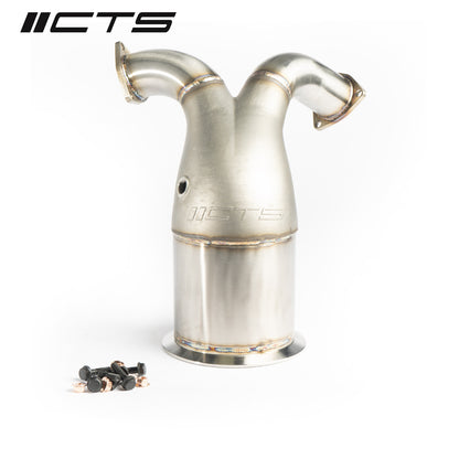 CTS Turbo Downpipe High Flow Cat for Audi B9/B9.5 S4/S5