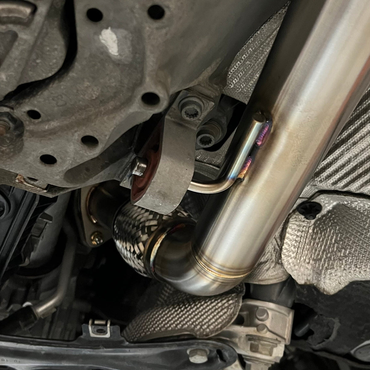 GAS Downpipe Set, 4M Q7 3.0T Supercharged