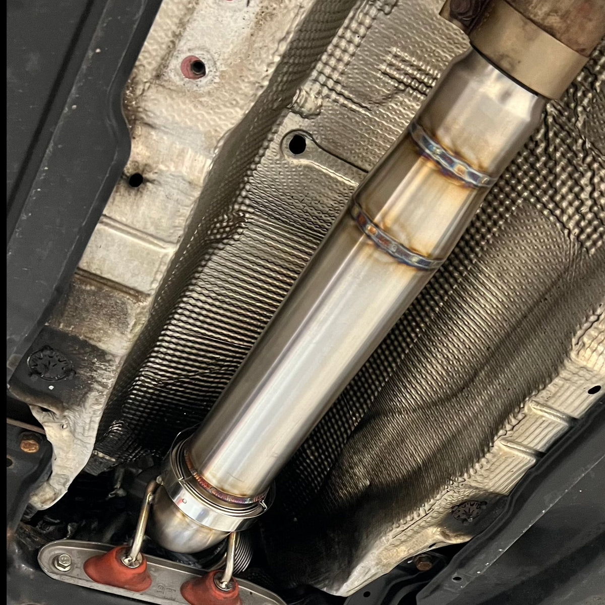 GAS 3.5" 90MM MQB Downpipe