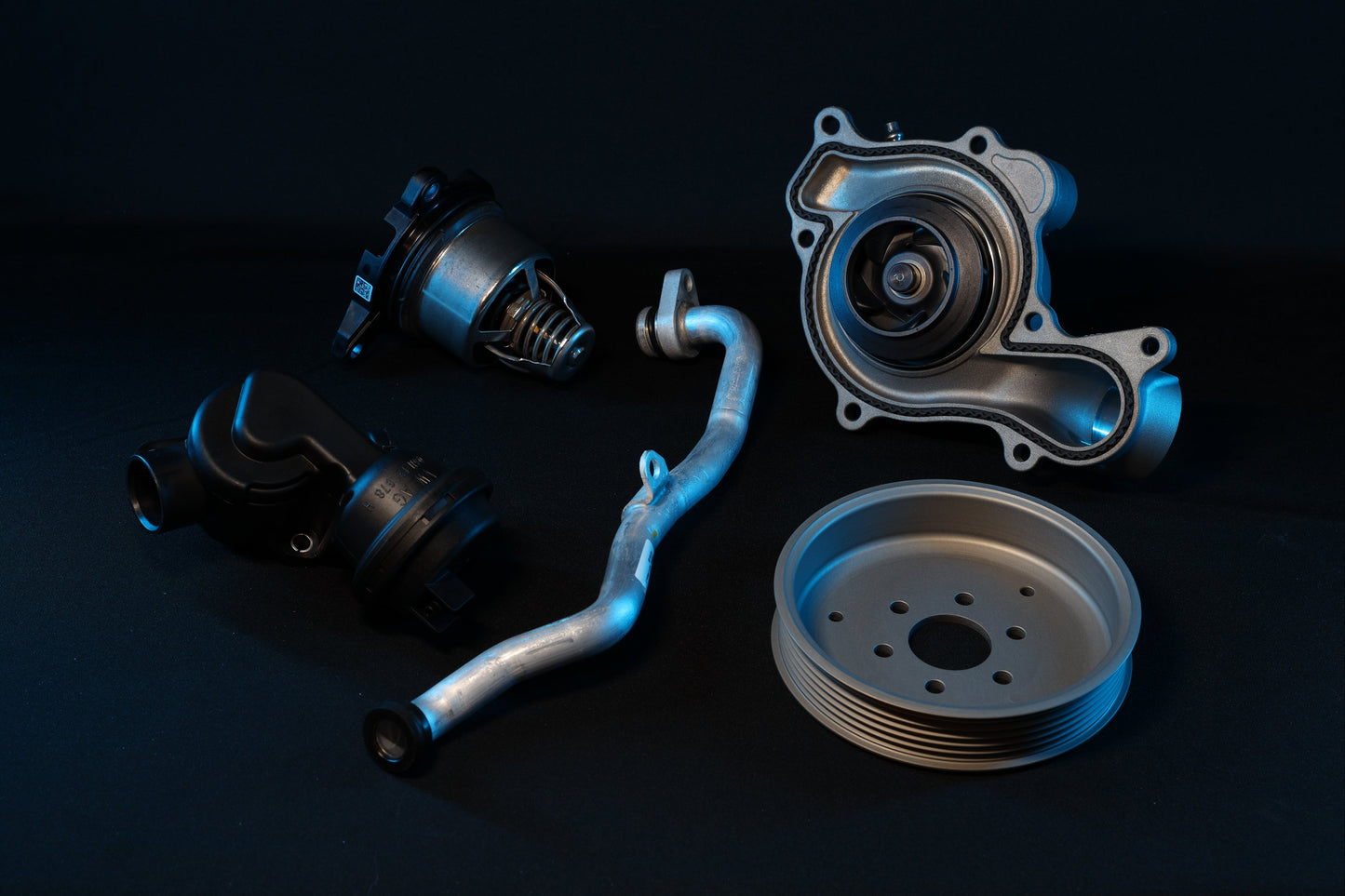 Genuine Audi 4-Bolt to 6-Bolt Water Pump Conversion Kit for Audi EA839 2.9TT/3.0T B9 S4/S5/SQ5/RS5 & More