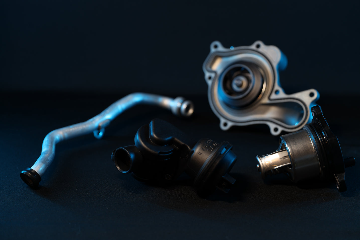 Genuine Audi 4-Bolt to 6-Bolt Water Pump Conversion Kit for Audi EA839 2.9TT/3.0T B9 S4/S5/SQ5/RS5 & More
