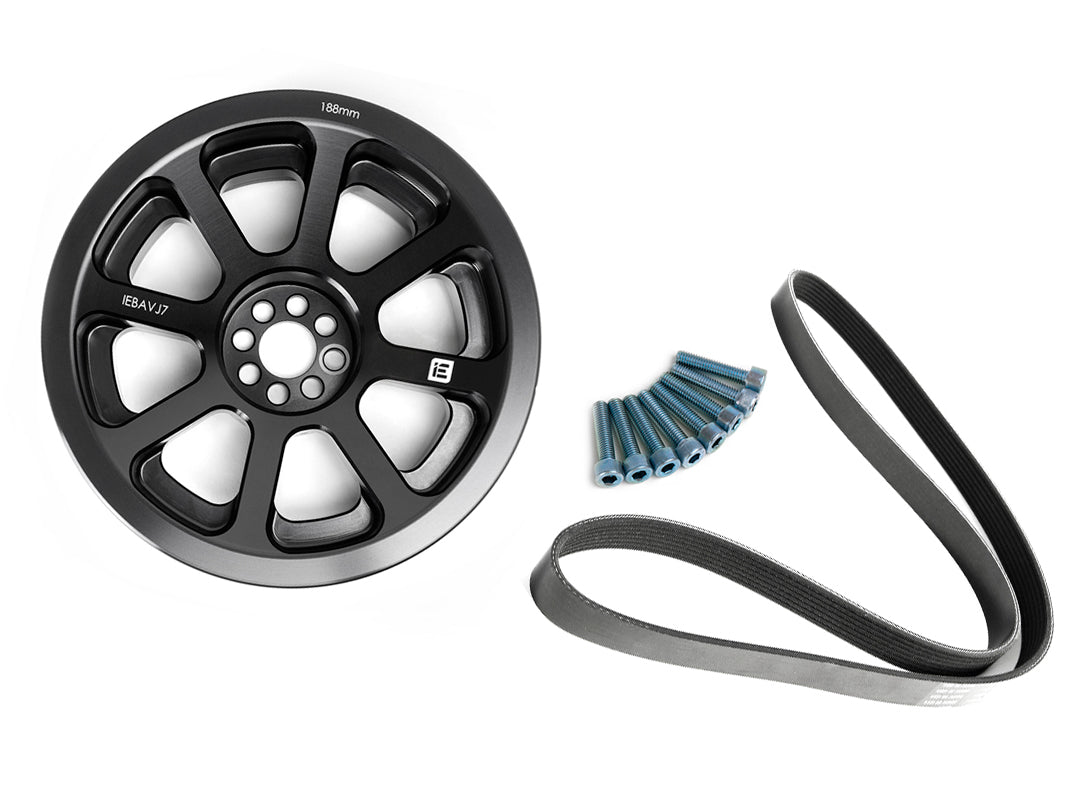 3.0T TFSI 188mm Crank Pulley & Damper Upgrade Kit | Audi B8/B8.5 S4, S5, Q5, SQ5 & C7 A6, A7 | Integrated Engineering