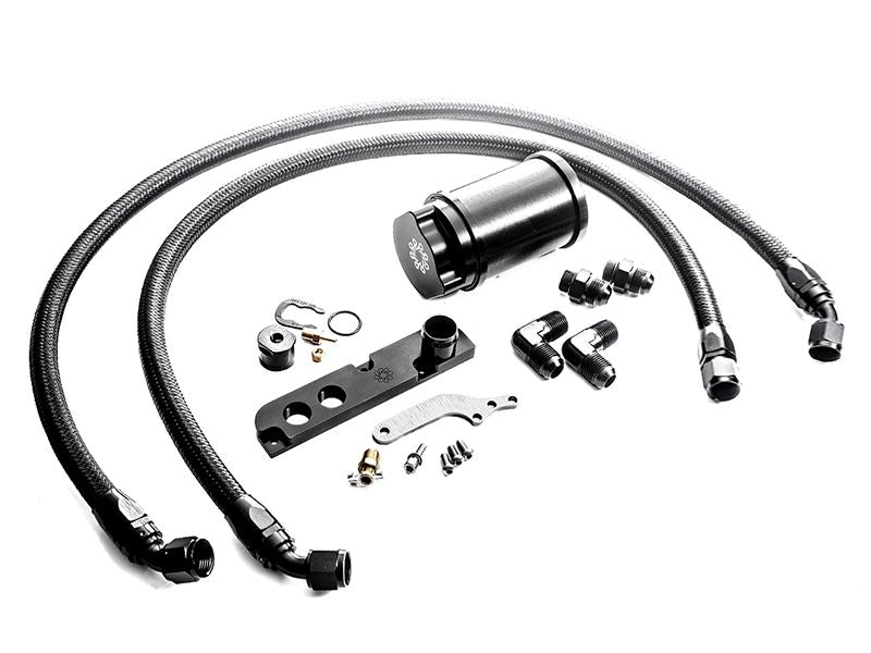 MK5 & MK6 Golf R 2.0T FSI Recirculating Catch Can Kit (For OEM Valve Cover) | Integrated Engineering