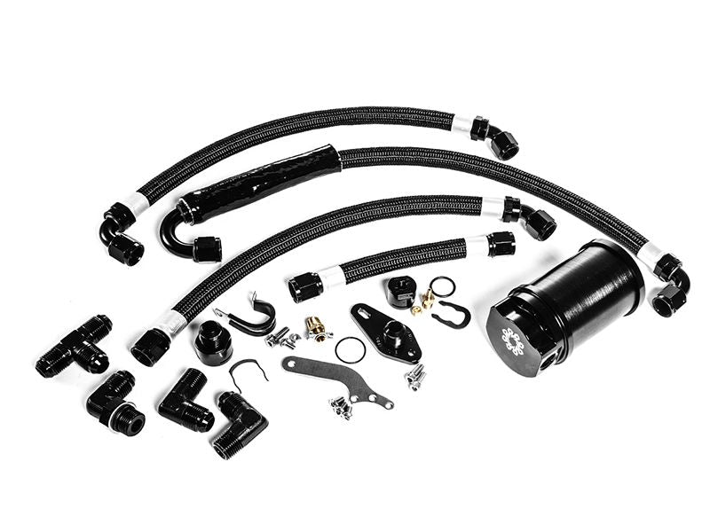2.0T FSI Catch Can Kit For IE Billet Valve Cover | MK5, MK6 Golf R, Mk2 TTS | Integrated Engineering