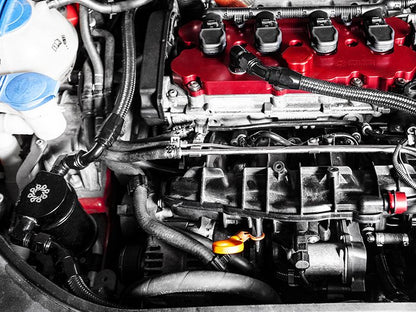 2.0T FSI Catch Can Kit For IE Billet Valve Cover | MK5, MK6 Golf R, Mk2 TTS | Integrated Engineering