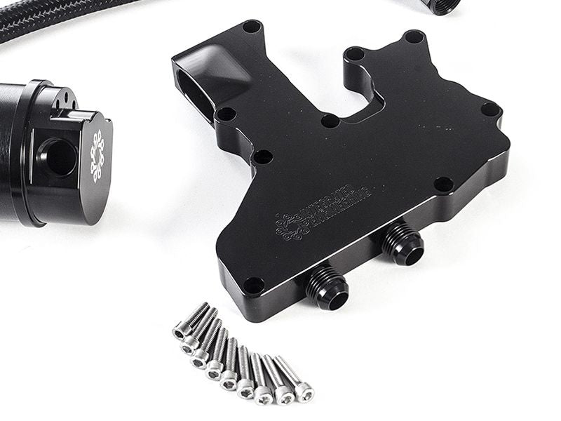 B8 A4 2.0T TSI Recirculating Catch Can Kit | Integrated Engineering