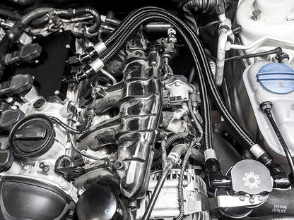 B8 A4 2.0T TSI Recirculating Catch Can Kit | Integrated Engineering