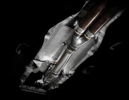 Y-Pipe Adapter Kit For 8V RS3 Exhaust Systems | Used to adapt to stock downpipe/catback | Integrated Engineering