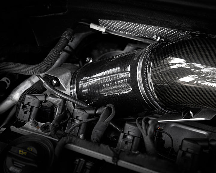 Silicone Adapter | 4" Turbo Inlets With IE 2.5T Carbon Intake | Integrated Engineering