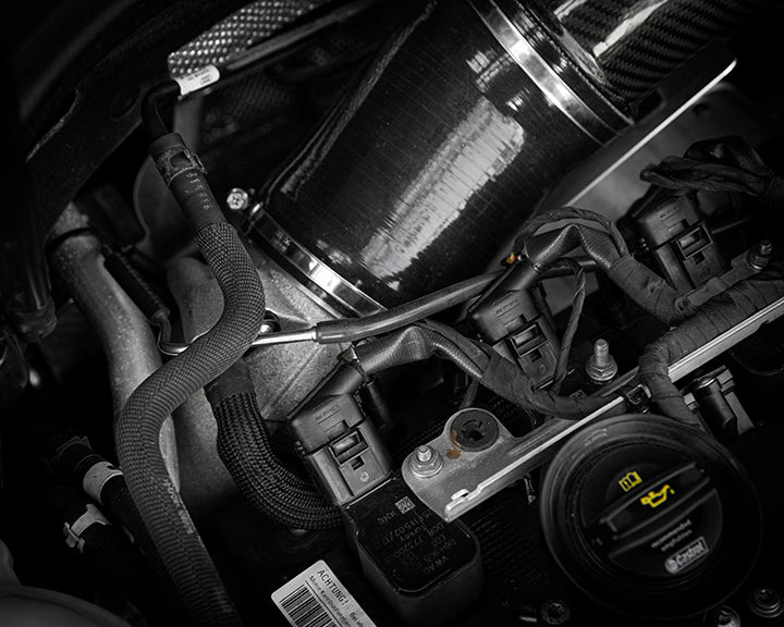 Silicone Adapter | 4" Turbo Inlets With IE 2.5T Carbon Intake | Integrated Engineering