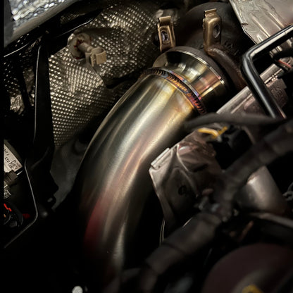 GAS 3.5" 90MM MQB Downpipe
