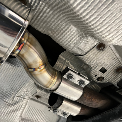 GAS Downpipe Set, 4M Q7 3.0T Supercharged