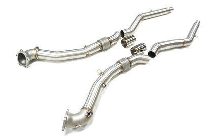 C7/C7.5/D4/D4.5 4.0T Cast Downpipes Midpipes Exhaust Combo V2 | Audi C7/C7.5/D4/D4.5 S6, RS6 4.0 TFSI, S7, RS7 4.0 TFSI, A8, S8 4.0 TFSI | Canadian Auto Performance