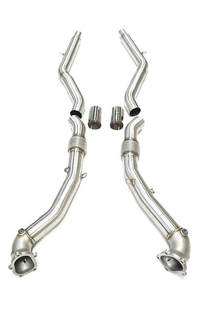 C7/C7.5/D4/D4.5 4.0T Cast Downpipes Midpipes Exhaust Combo V2 | Audi C7/C7.5/D4/D4.5 S6, RS6 4.0 TFSI, S7, RS7 4.0 TFSI, A8, S8 4.0 TFSI | Canadian Auto Performance