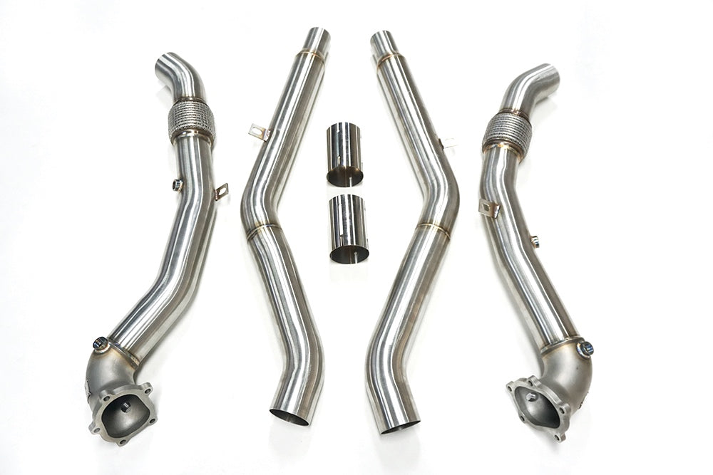 C7/C7.5/D4/D4.5 4.0T Cast Downpipes Midpipes Exhaust Combo V2 | Audi C7/C7.5/D4/D4.5 S6, RS6 4.0 TFSI, S7, RS7 4.0 TFSI, A8, S8 4.0 TFSI | Canadian Auto Performance