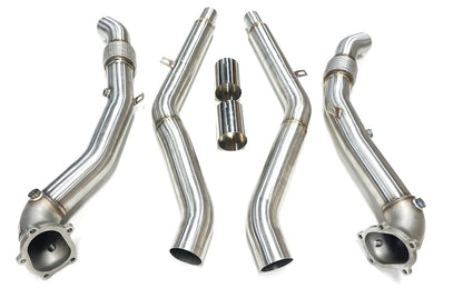 C7/C7.5/D4/D4.5 4.0T Cast Downpipes Midpipes Exhaust Combo V2 | Audi C7/C7.5/D4/D4.5 S6, RS6 4.0 TFSI, S7, RS7 4.0 TFSI, A8, S8 4.0 TFSI | Canadian Auto Performance