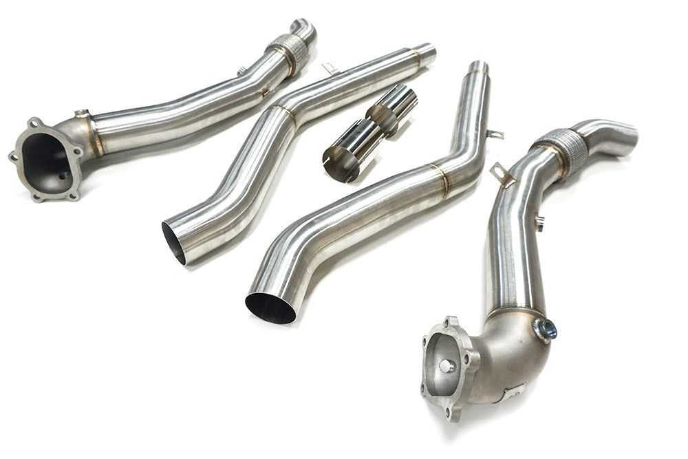 C7/C7.5/D4/D4.5 4.0T Cast Downpipes Midpipes Exhaust Combo V2 | Audi C7/C7.5/D4/D4.5 S6, RS6 4.0 TFSI, S7, RS7 4.0 TFSI, A8, S8 4.0 TFSI | Canadian Auto Performance