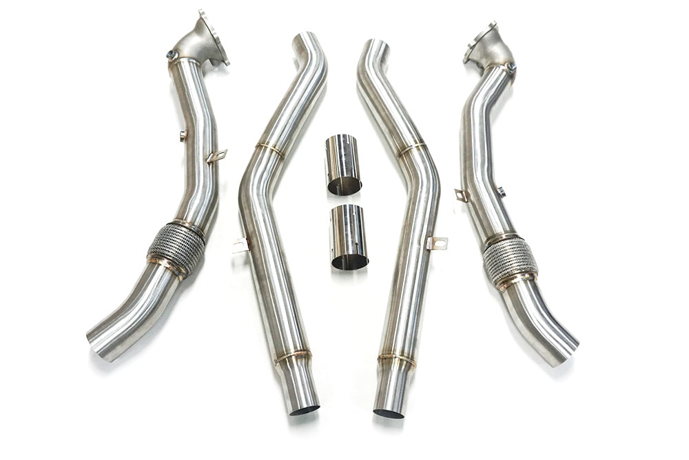 C7/C7.5/D4/D4.5 4.0T Cast Downpipes Midpipes Exhaust Combo V2 | Audi C7/C7.5/D4/D4.5 S6, RS6 4.0 TFSI, S7, RS7 4.0 TFSI, A8, S8 4.0 TFSI | Canadian Auto Performance