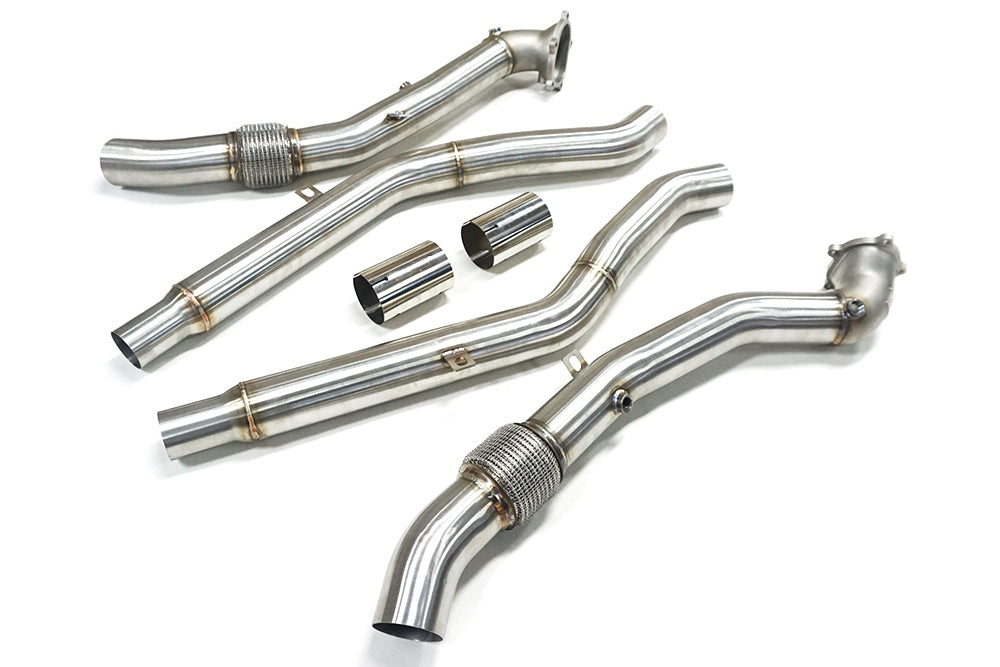 C7/C7.5/D4/D4.5 4.0T Cast Downpipes Midpipes Exhaust Combo V2 | Audi C7/C7.5/D4/D4.5 S6, RS6 4.0 TFSI, S7, RS7 4.0 TFSI, A8, S8 4.0 TFSI | Canadian Auto Performance