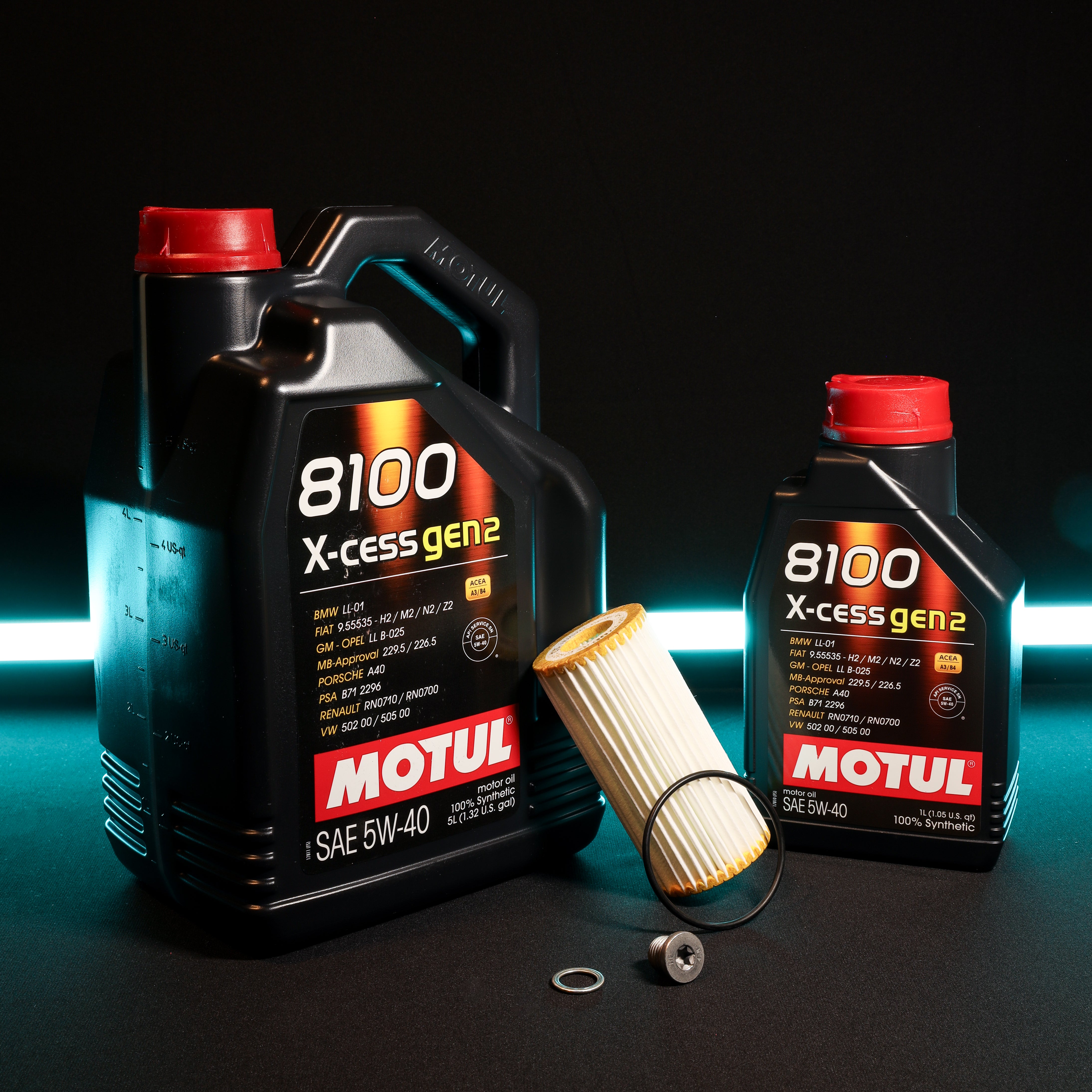 Motul X-cess Gen2 5W-40 Oil - VW/Audi EA888.3/EA839 & BMW N54/B58 ...
