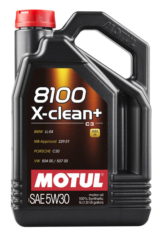 Motul 5W-30 X-clean+ 504.00 / 507.00 Certified Synthetic Oil Change Kit for VW/Audi EA888 2.0 EVO Gen 4