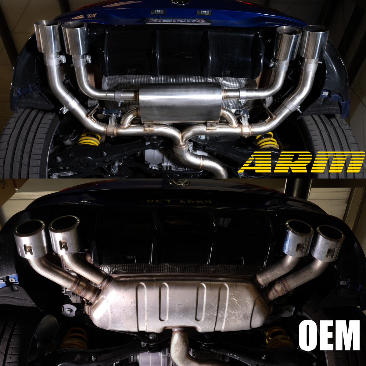 MK8 GOLF R EXHAUST - ARM Motorsports