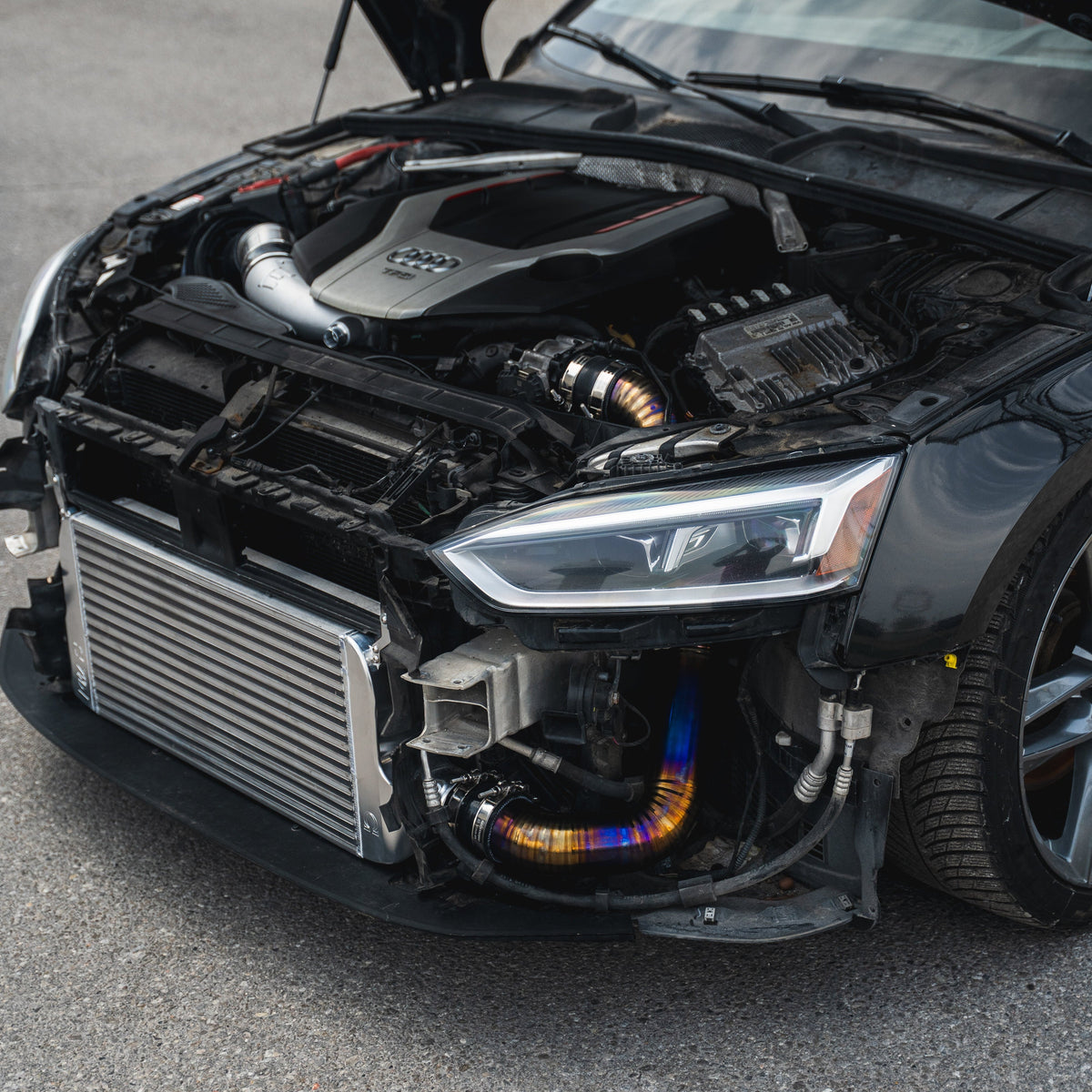 GAS Omega 1000hp Billet Intercooler Kit, B9 S4/S5