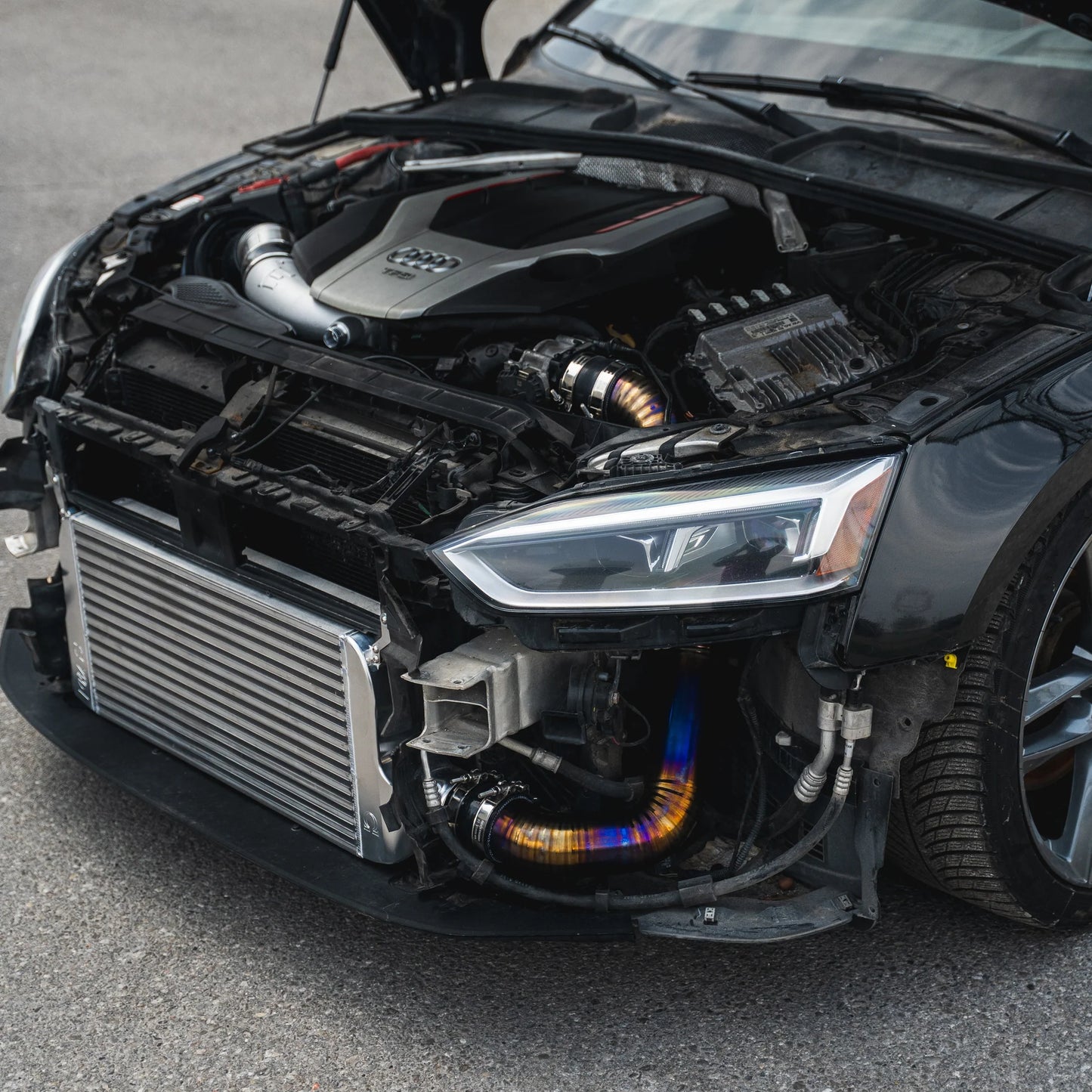 GAS Omega 1000HP Billet Intercooler Kit for Audi B9/B9.5 S4/S5
