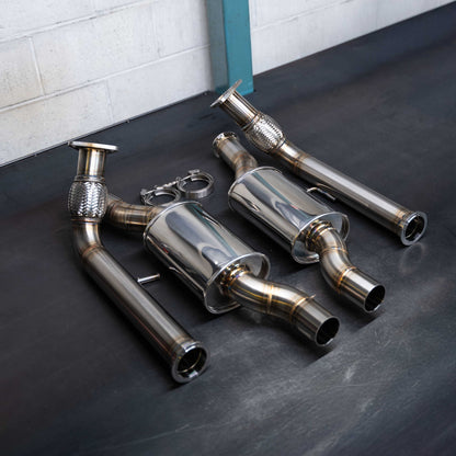 GAS 4M Q7 Downpipes, Extra Rear Sections ONLY