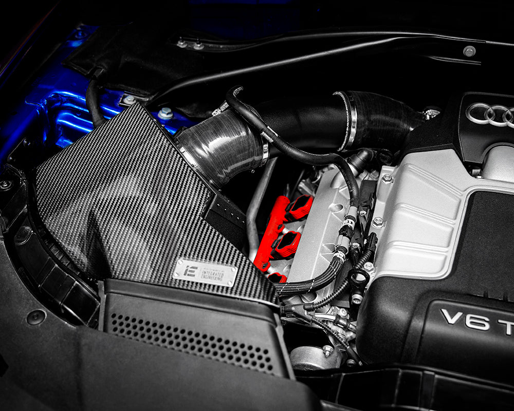 Carbon Fiber Intake Lid For 3.0T Intakes | Audi B8 S4, S5 & 8R SQ5, Q5 | Integrated Engineering