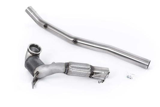 Milltek Large Bore Downpipe & Hi Flow Race Cat for VW/Audi Mk8 R/8Y S3