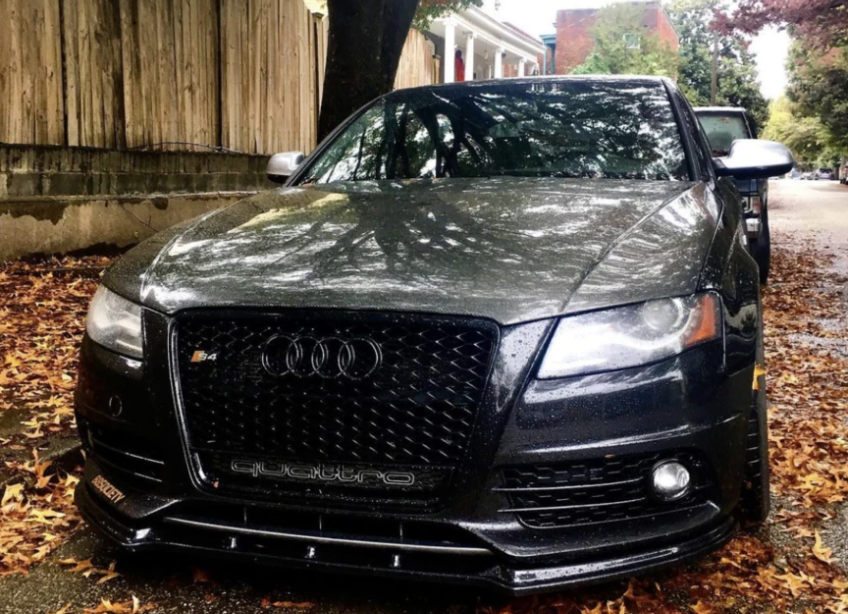 B8 RS4 Honeycomb Grille Quattro Black Frame Black Mesh Black Lower Frame | Audi B8 A4 Non S-Line Sedan, A4 S-Line Sedan, S4 Sedan | Canadian Auto Performance