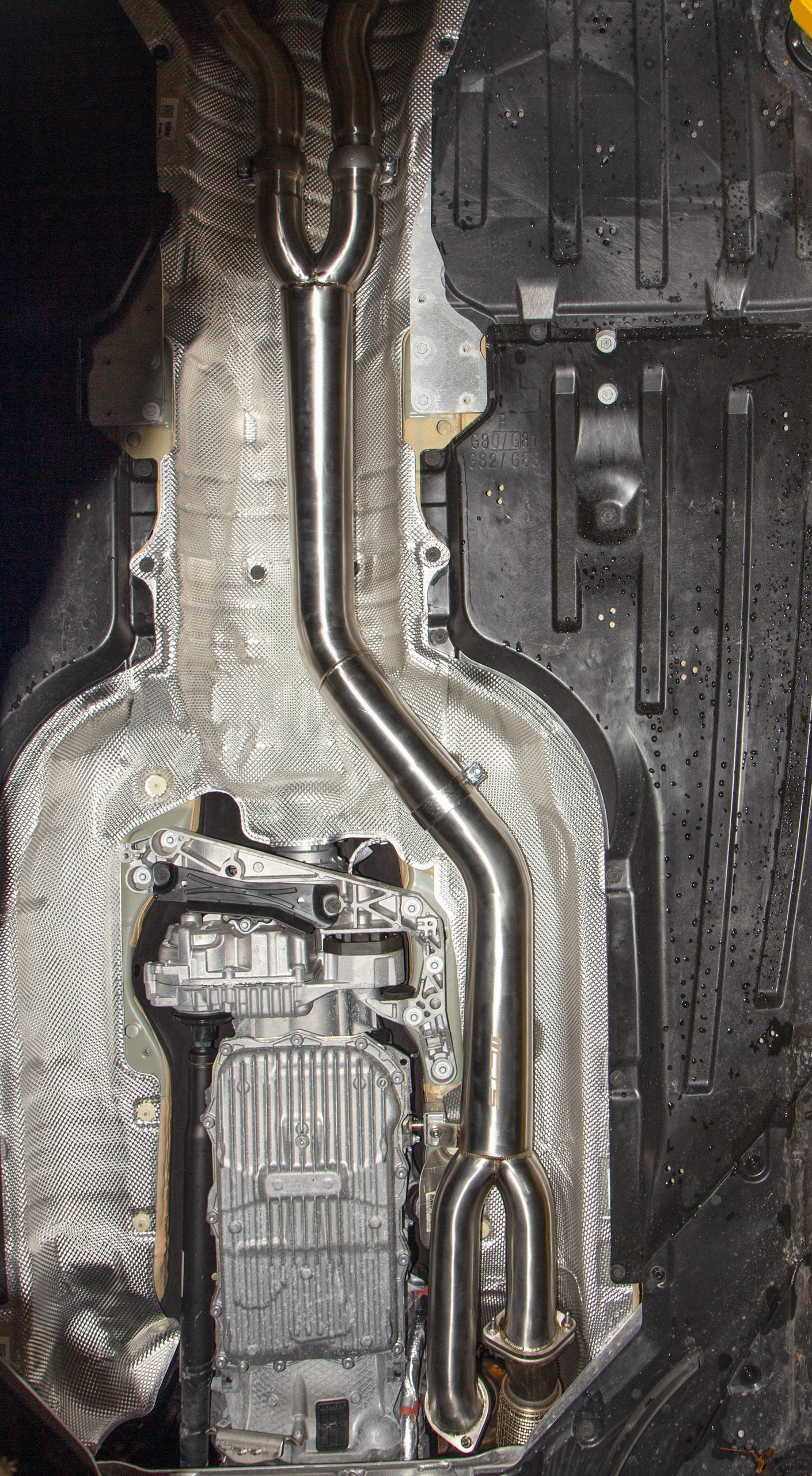 Single Mid Pipe with Brace | BMW S58 G80 M3/G82/G83 M4 | CTS Turbo