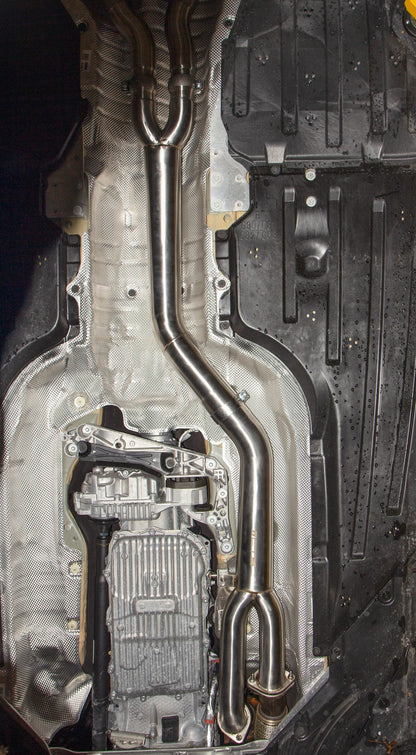 Single Mid Pipe with Brace | BMW S58 G80 M3/G82/G83 M4 | CTS Turbo