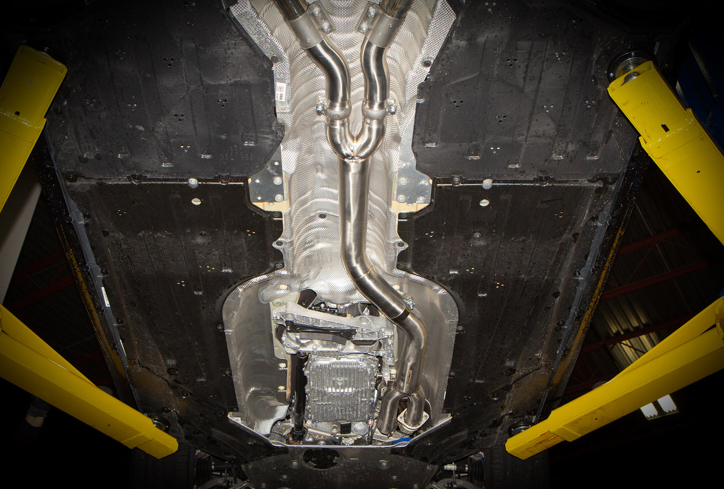 Single Mid Pipe with Brace | BMW S58 G80 M3/G82/G83 M4 | CTS Turbo