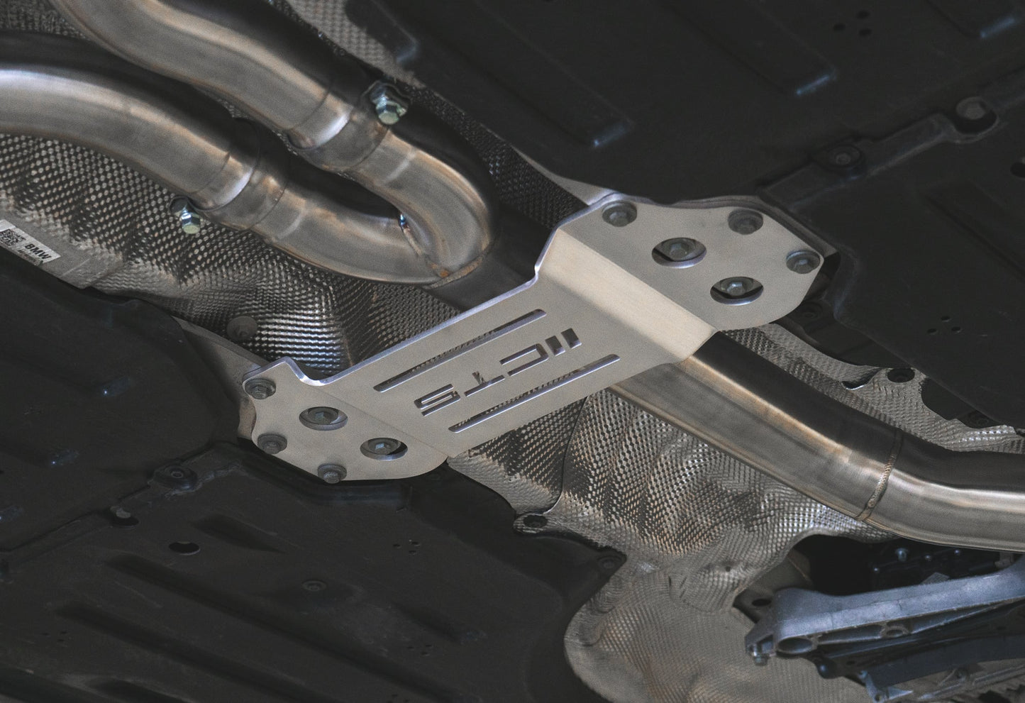 Single Mid Pipe with Brace | BMW S58 G80 M3/G82/G83 M4 | CTS Turbo