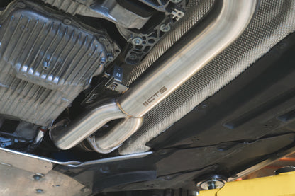 Single Mid Pipe with Brace | BMW S58 G80 M3/G82/G83 M4 | CTS Turbo