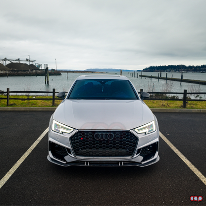 B9 Front Carbon Fiber Front Lip Real Carbon Fiber | Audi B9 A4  Equipped with CAP B9 RS4 Bumper V2, S4  Equipped with CAP B9 RS4 Bumper V2 | Canadian Auto Performance