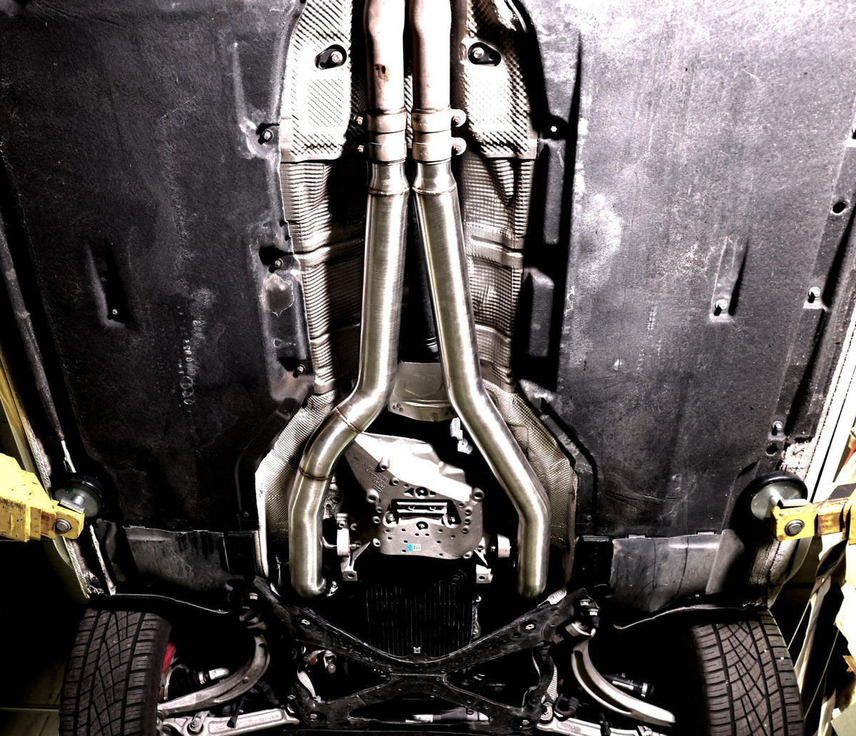 Audi B9 S4 S5 3.0T 3" Midpipes - ARM Motorsports