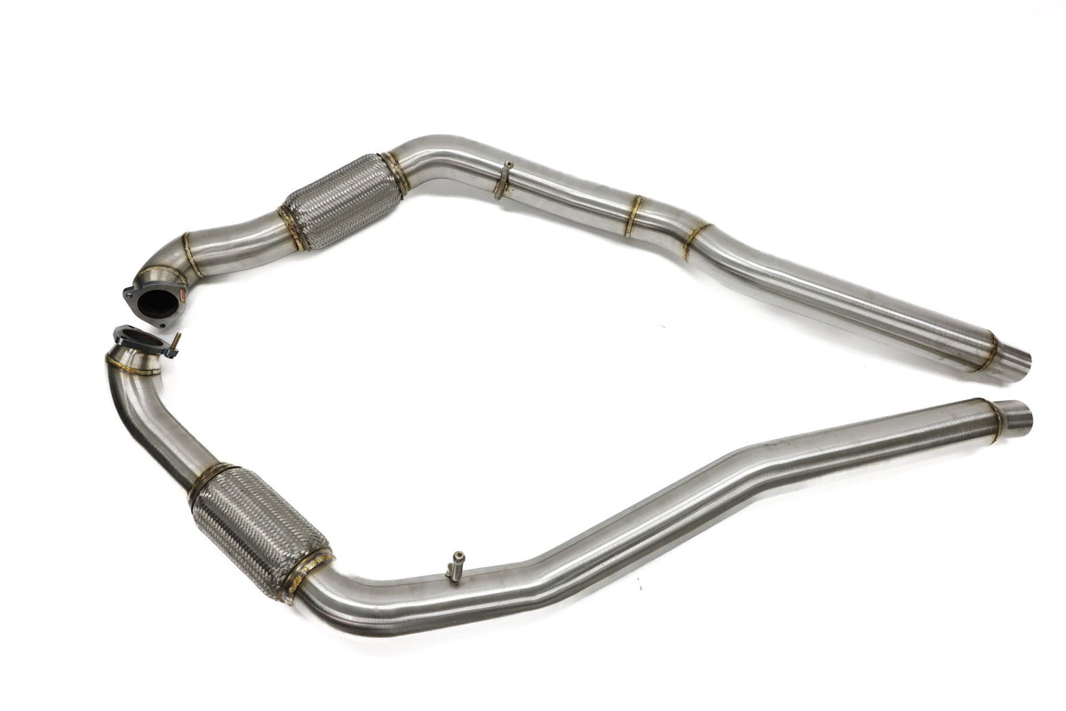 Audi B9 S4 S5 3.0T 3" Midpipes - ARM Motorsports