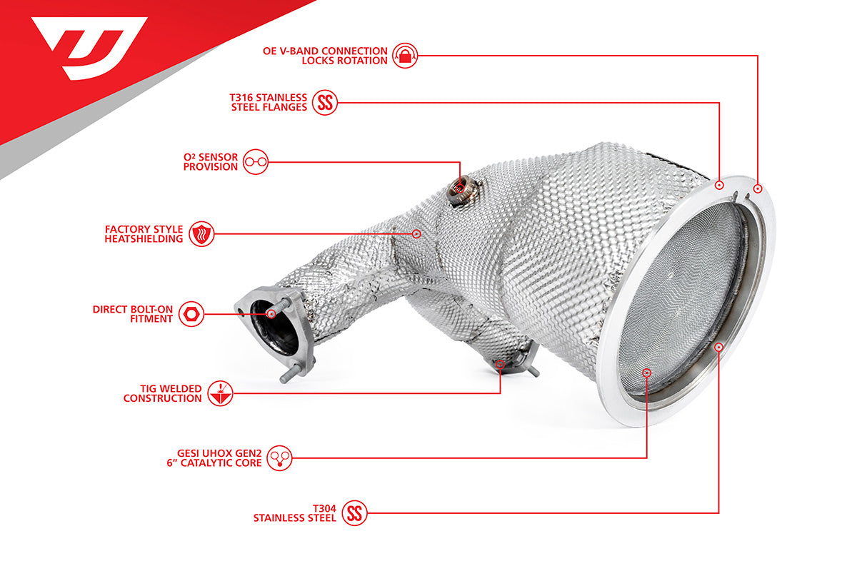 Unitronic Performance Downpipe for B9/B9.5 S4/S5