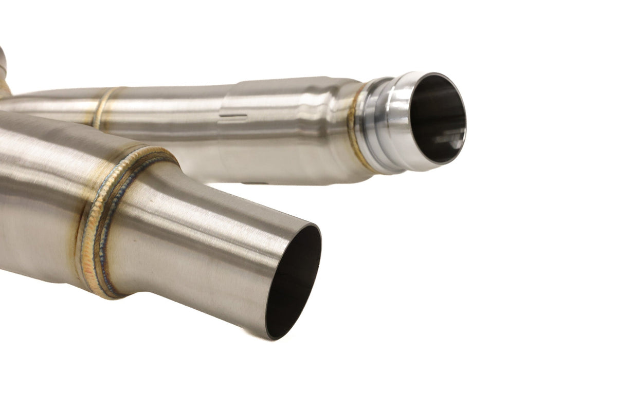 AMG GT 3.5" CATTED DOWNPIPES - C190 GT/GTS/GTC/GTR M178 - ARM Motorsports
