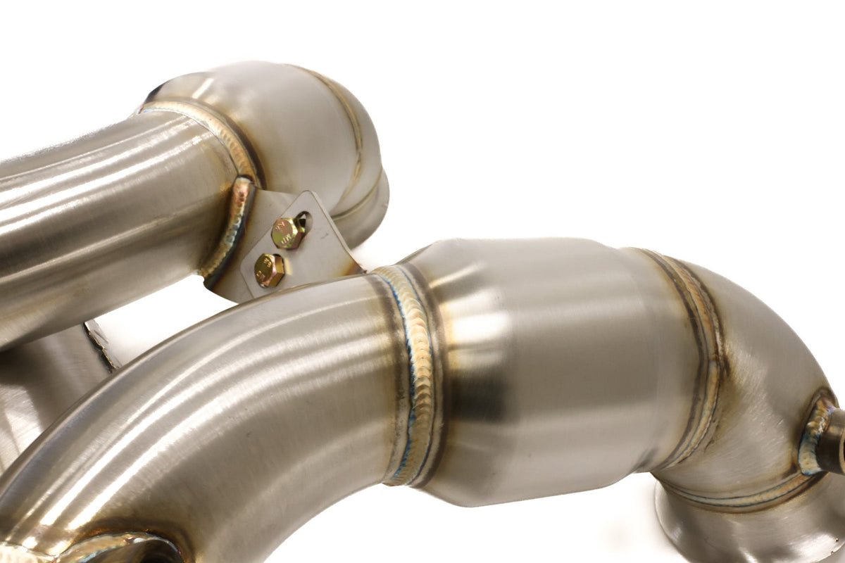 AMG GT 3.5" CATTED DOWNPIPES - C190 GT/GTS/GTC/GTR M178 - ARM Motorsports