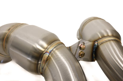 AMG GT 3.5" CATTED DOWNPIPES - C190 GT/GTS/GTC/GTR M178 - ARM Motorsports