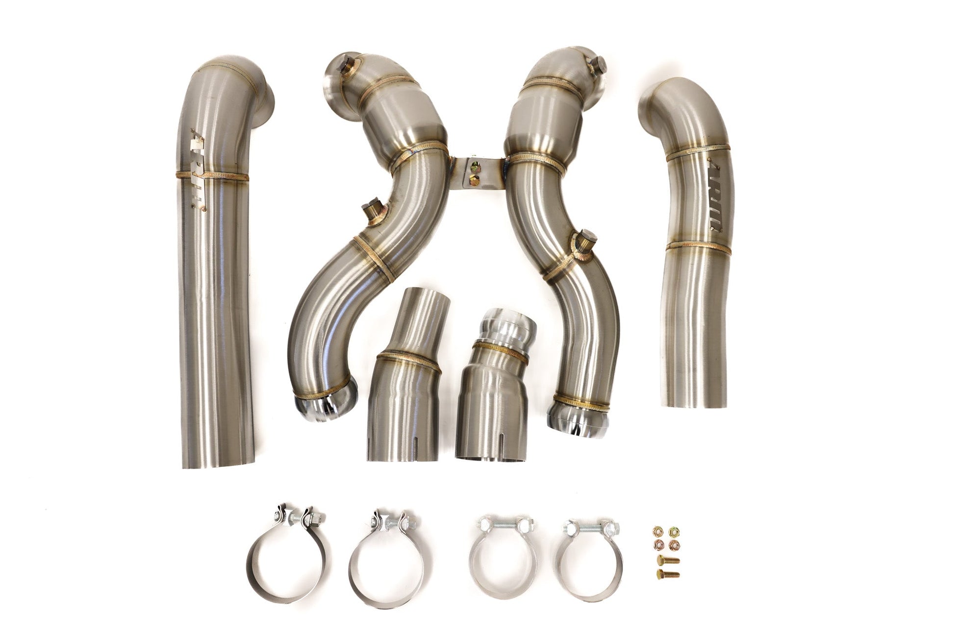 AMG GT 3.5" CATTED DOWNPIPES - C190 GT/GTS/GTC/GTR M178 - ARM Motorsports