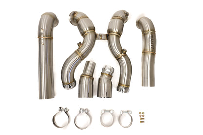 AMG GT 3.5" CATTED DOWNPIPES - C190 GT/GTS/GTC/GTR M178 - ARM Motorsports