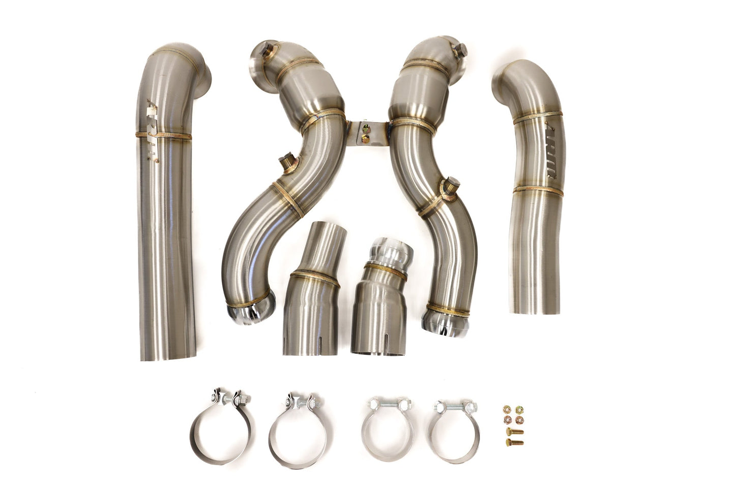 AMG GT 3.5" CATTED DOWNPIPES - C190 GT/GTS/GTC/GTR M178 - ARM Motorsports