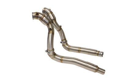 AMG GT 3.5" CATTED DOWNPIPES - C190 GT/GTS/GTC/GTR M178 - ARM Motorsports