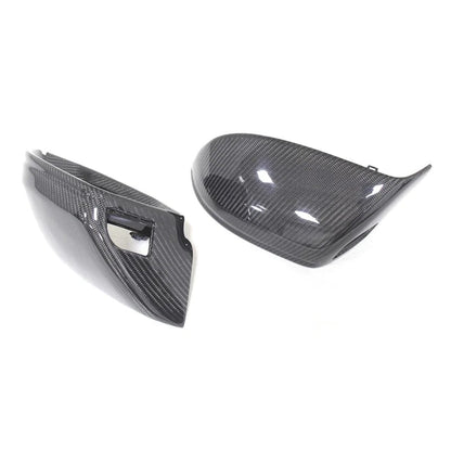 C7/C7.5 Carbon Fiber Mirror Covers Pair Yes Side Lane Assist | Audi C7/C7.5 A7, S7 | Canadian Auto Performance